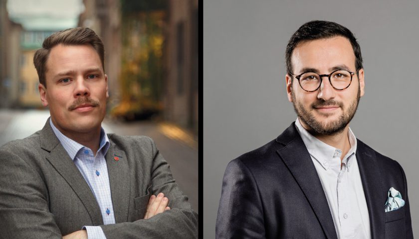 porträttbild på Daniel Bernmar och Tony Haddou respektive