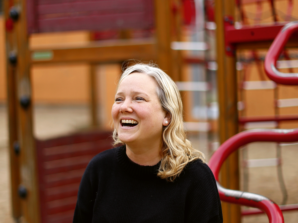 Sara Lindalen är grundskollärare 